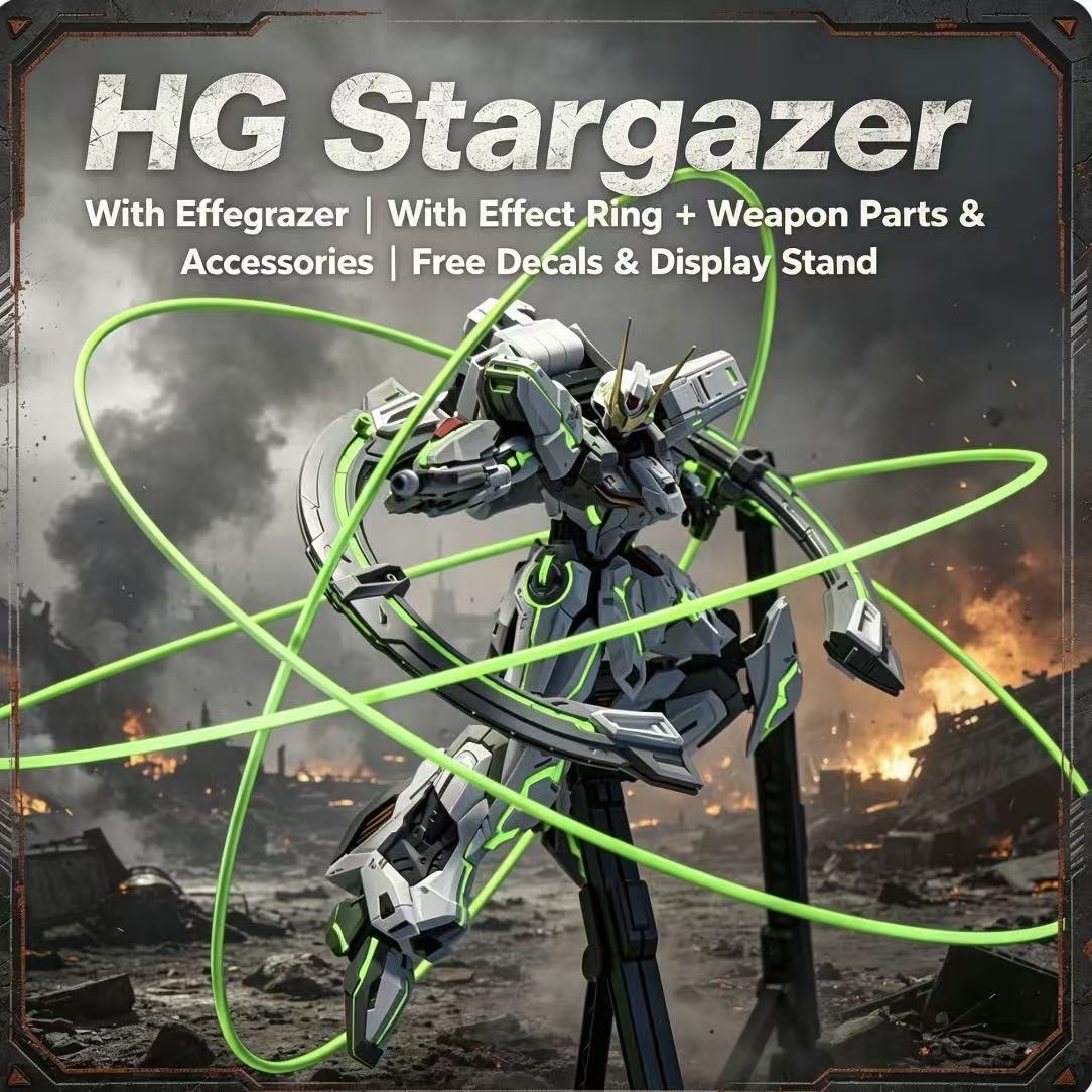 47 HG Stargazer Mecha con Anil - Bandai Model Gundam Hg reseña y precio