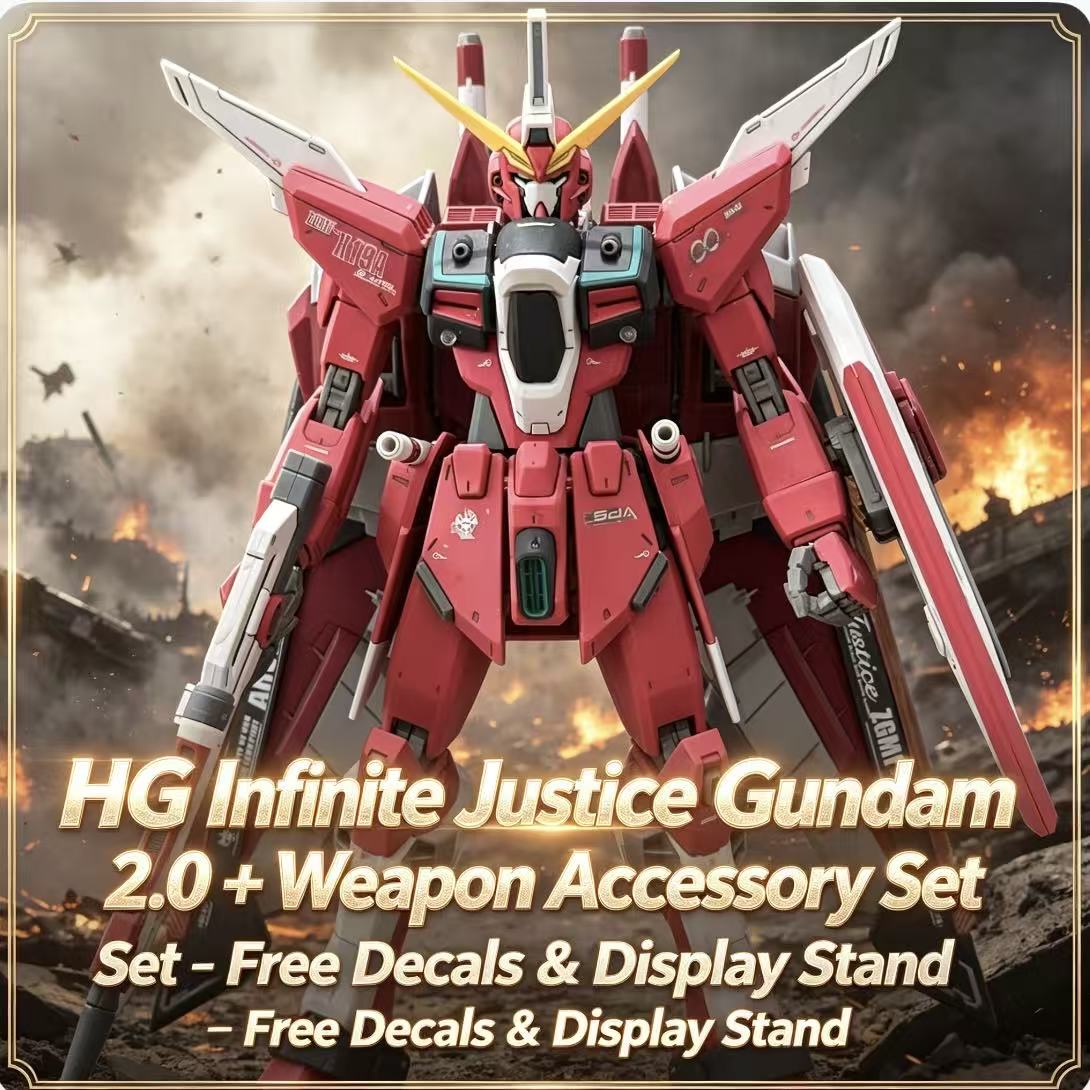 231 HG 1/144 Infinite Justice  - Bandai Model Gundam Hg reseña y precio