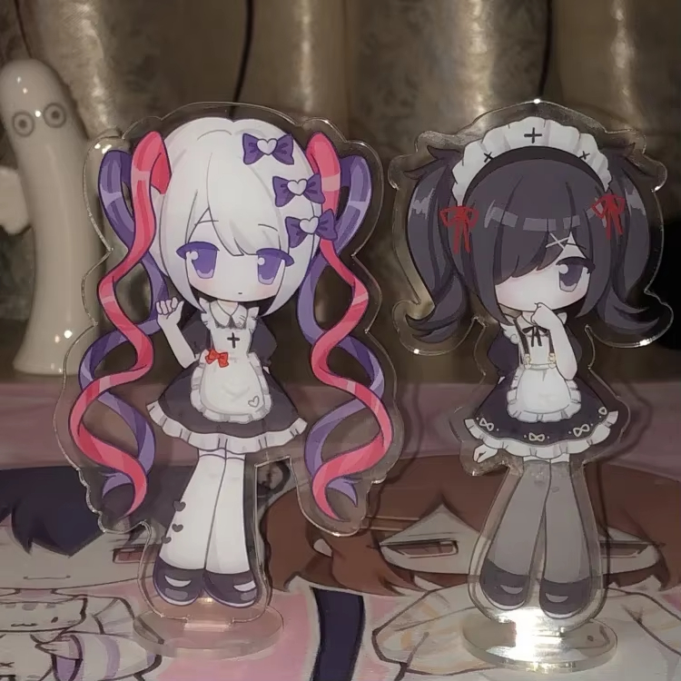2 figuras acrílicas de la seri - Figma Stand Set reseña y precio