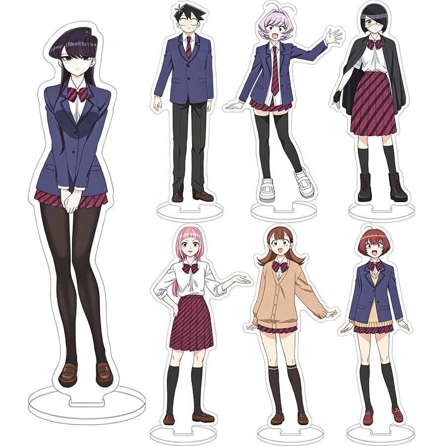 Figura de Anime de 16 cm, Komi - Figma Stand Set reseña y precio