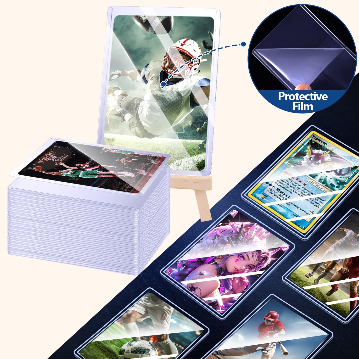 25-100 unidades de fundas prot - Card Penny Sleeve reseña y precio