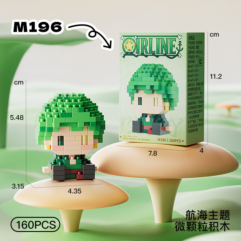 ONE PIECE Sun God Nika Luffy M - Building Block Mini reseña y precio