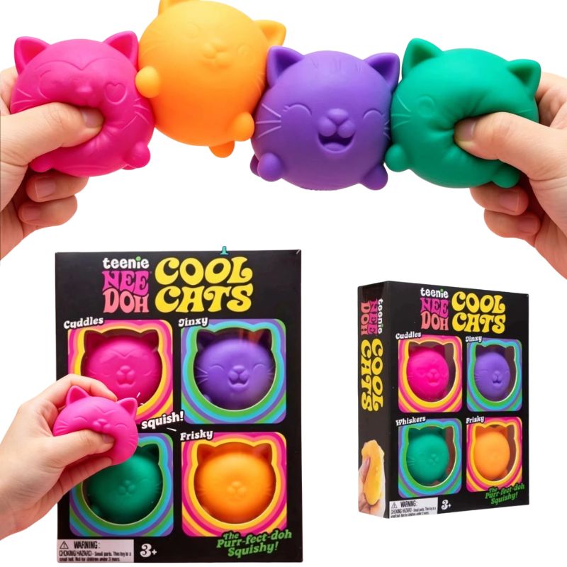 Mini Set de 4 Juguetes Blandos - Fidget Cube Original reseña y precio
